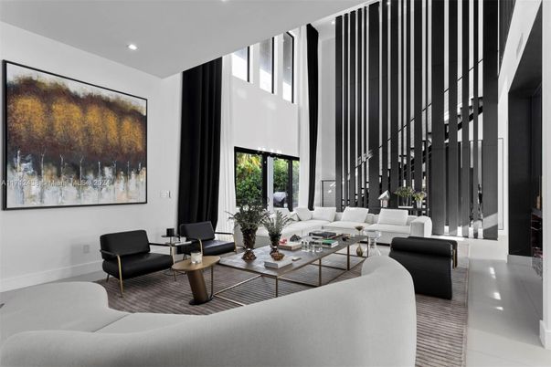 Interior, Living room, Recessed Lighting