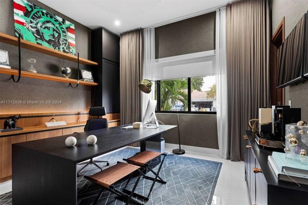 Home Office, Interior, Recessed Lighting