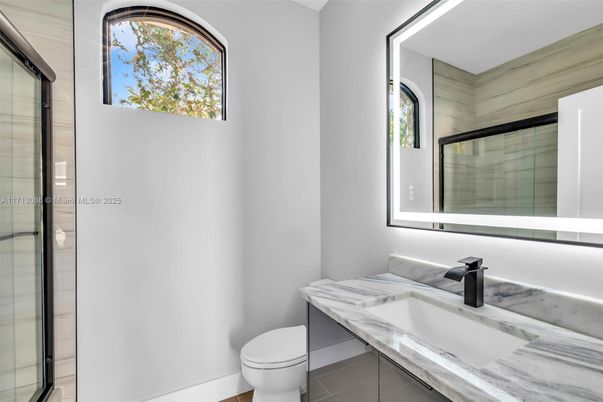 Bathroom, Glass Shower, Interior