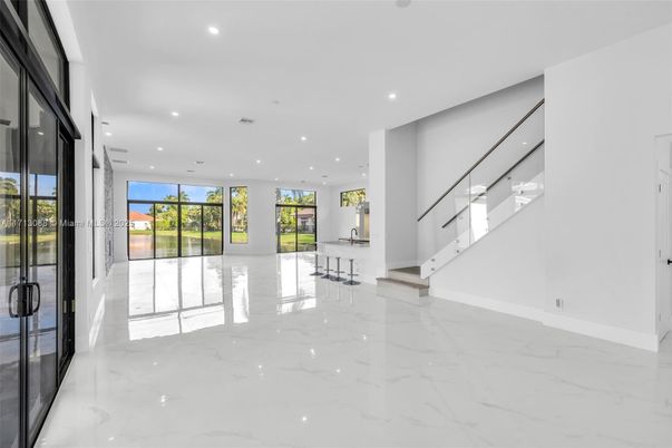 Interior, Marble, Recessed Lighting