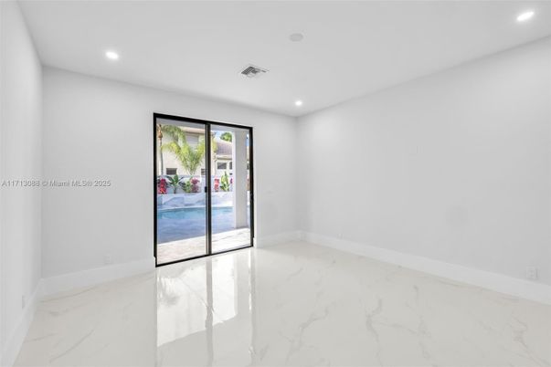 Empty room, Interior, Marble, Recessed Lighting
