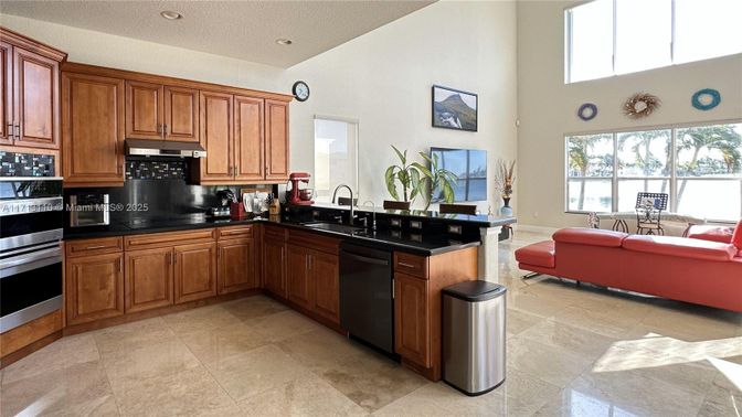 Interior, Kitchen, Living room, Recessed Lighting, Stainless Steel Appliances