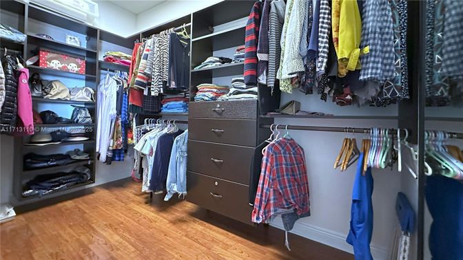 Interior, Walk-in Closets, Wood Texture Flooring