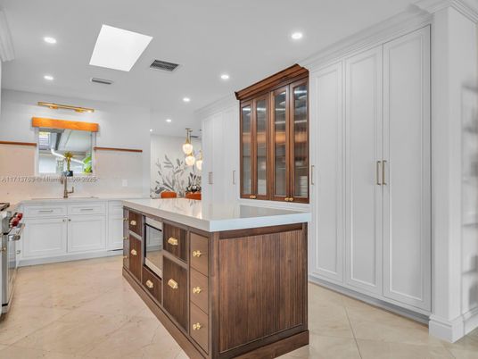 Interior, Kitchen, Marble, Recessed Lighting