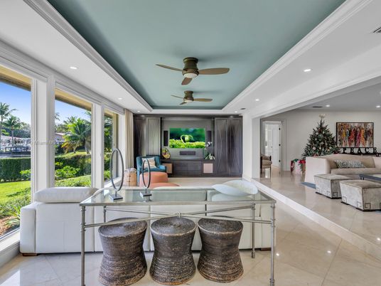 Interior, Living room, Recessed Lighting