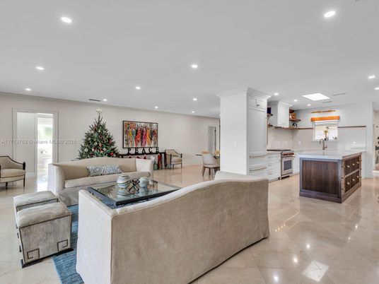 Interior, Kitchen, Living room, Recessed Lighting