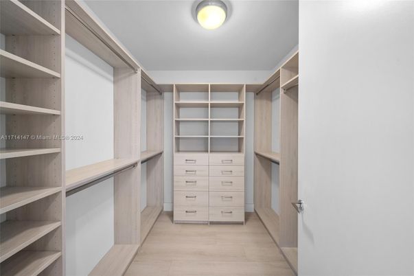 Interior, Walk-in Closets, Wood Texture Flooring
