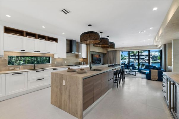 Interior, Kitchen, Living room, Recessed Lighting