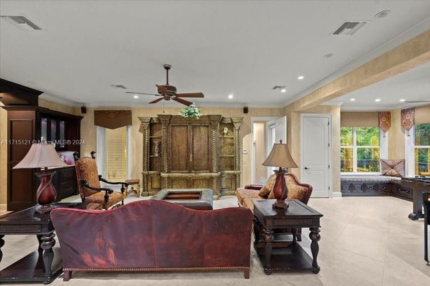 Interior, Living room, Recessed Lighting