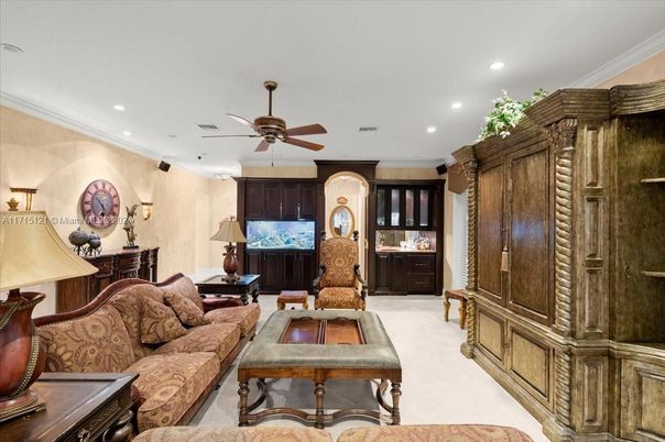 Interior, Living room, Recessed Lighting