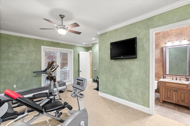Fitness Equipment, Interior, Recessed Lighting