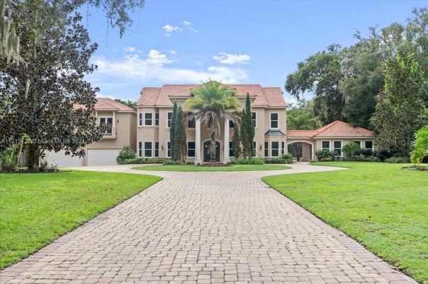 Attached, Backyard, Exterior, Facade, Mediterranean