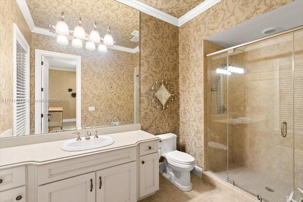 Bathroom, Glass Shower, Interior