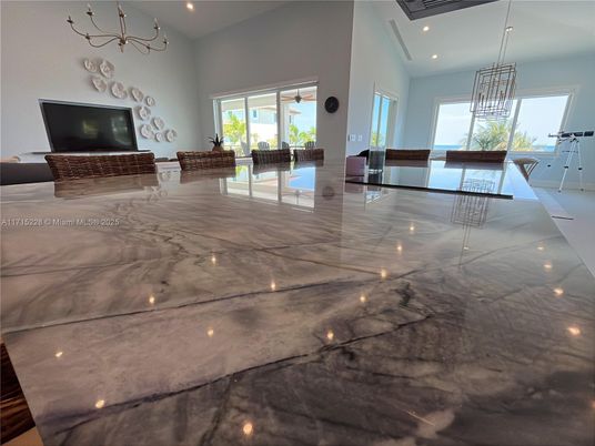 Chandelier, Dining room, Interior, Marble, Pendant Lights, Recessed Lighting