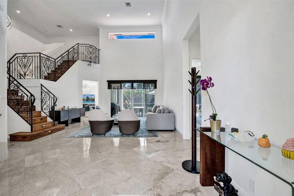 Interior, Living room, Marble, Recessed Lighting