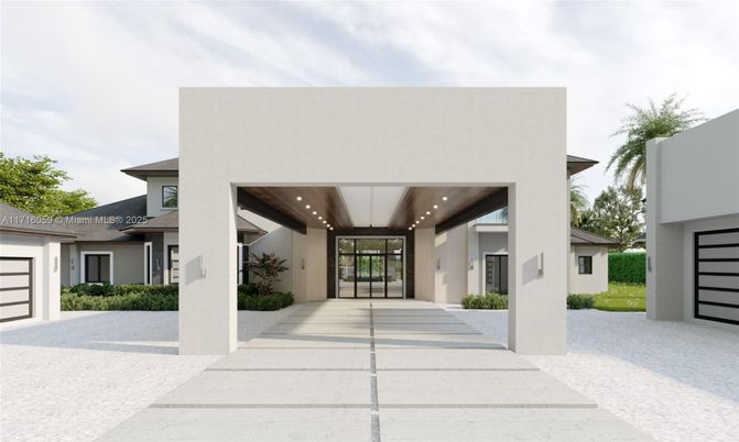 Exterior, Facade, Modern