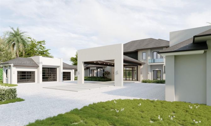 Attached, Backyard, Exterior, Facade, Modern
