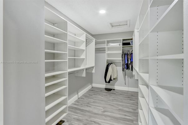 Interior, Recessed Lighting, Walk-in Closets, Wood Texture Flooring