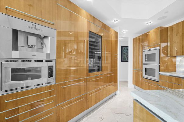 Interior, Kitchen, Marble, Stainless Steel Appliances