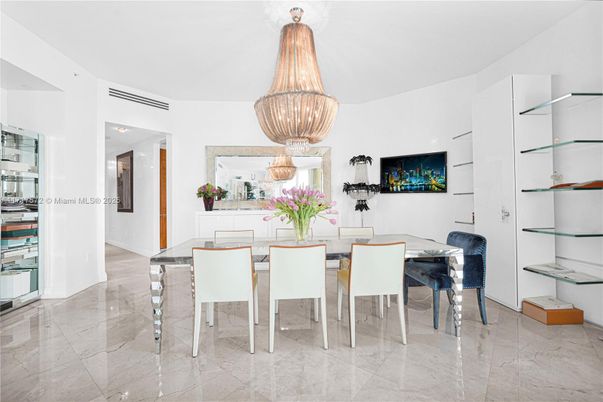 Chandelier, Dining room, Interior, Marble