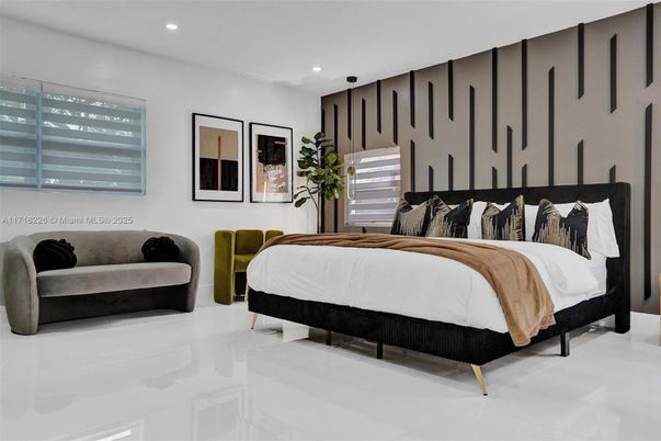 Bedroom, Interior, Recessed Lighting