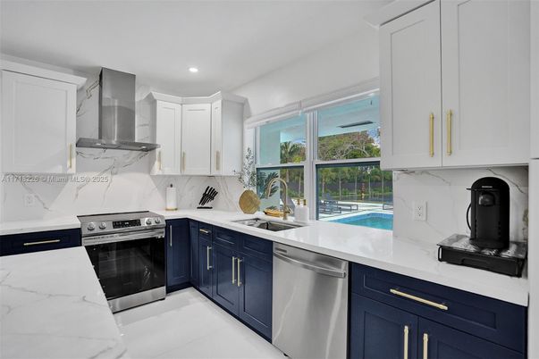 Interior, Kitchen, Recessed Lighting, Stainless Steel Appliances