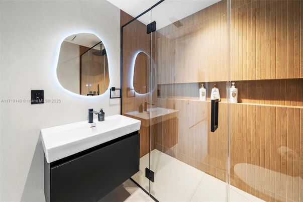 Bathroom, Glass Shower, Interior