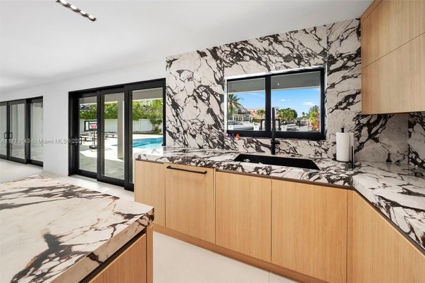 Interior, Kitchen, Marble Walls