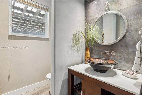 Bathroom, Interior, Wood Texture Flooring