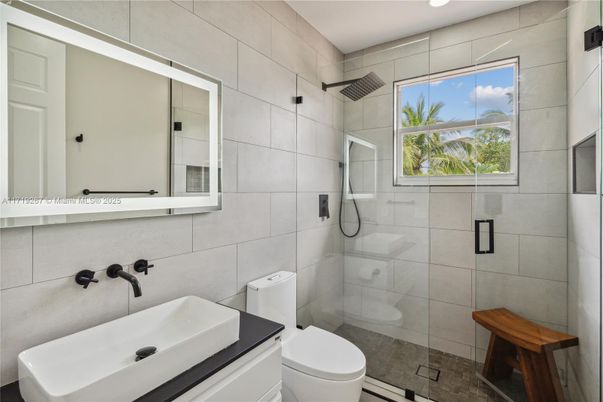 Bathroom, Glass Shower, Interior