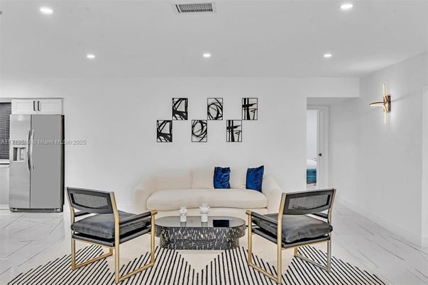 Interior, Living room, Recessed Lighting