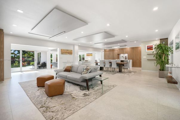 Dining room, Interior, Kitchen, Living room, Pendant Lights, Recessed Lighting