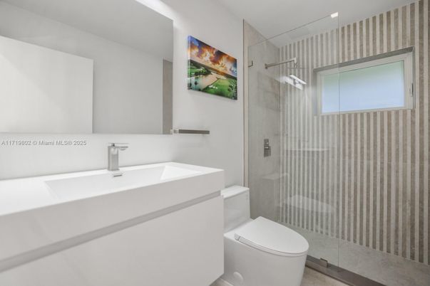 Bathroom, Glass Shower, Interior