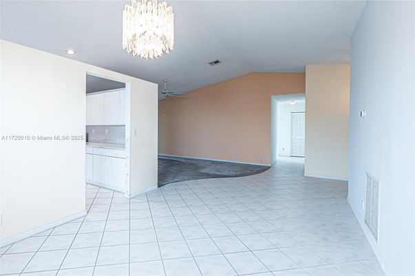 Chandelier, Empty room, Interior, Marble, Recessed Lighting