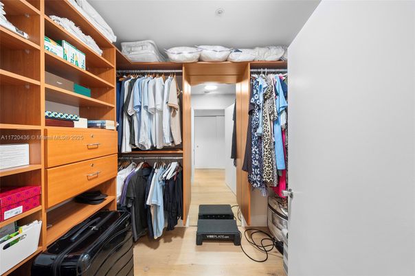 Interior, Walk-in Closets, Wood Texture Flooring