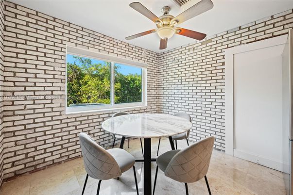 Dining room, Interior, Stone Walls