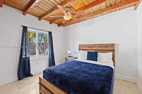 Bedroom, Interior, Wooden Beams, Wooden Ceilings