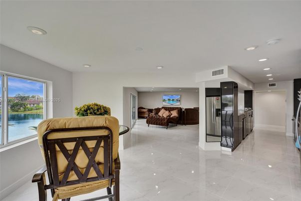 Interior, Marble, Recessed Lighting
