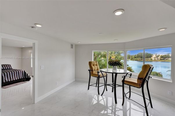 Dining room, Interior, Marble, Recessed Lighting, Water