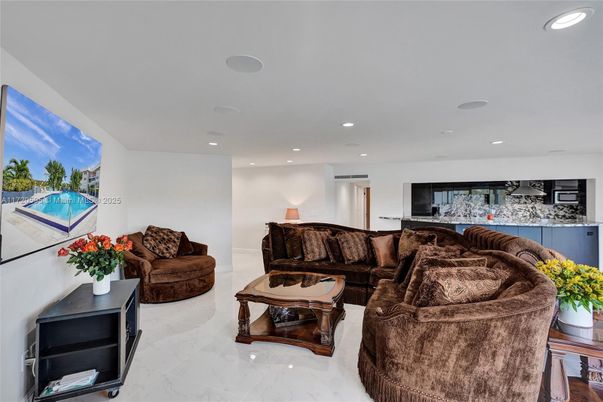 Interior, Living room, Marble, Recessed Lighting