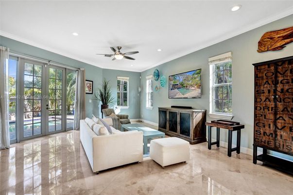 Interior, Living room, Recessed Lighting