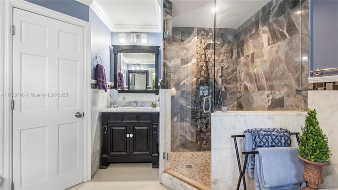 Bathroom, Glass Shower, Interior