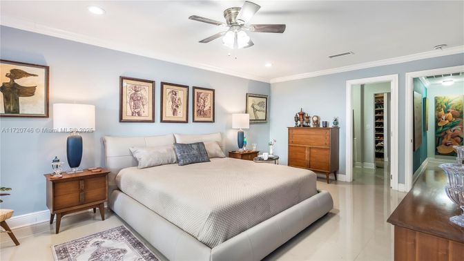 Bedroom, Interior, Recessed Lighting