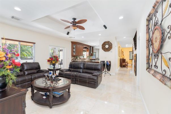 Interior, Living room, Recessed Lighting