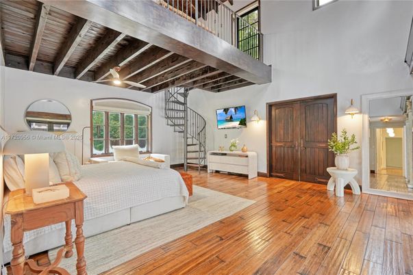 Bedroom, Interior, Wooden Beams, Wooden Ceilings, Wood Texture Flooring
