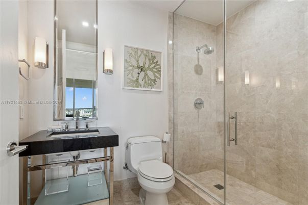Bathroom, Glass Shower, Interior