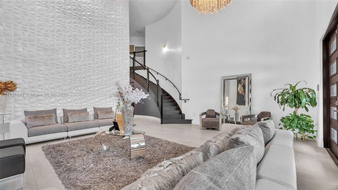 Chandelier, Interior, Living room, Wood Texture Flooring