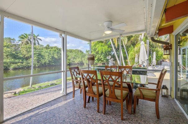 Dining room, Interior, Sun Room, Water