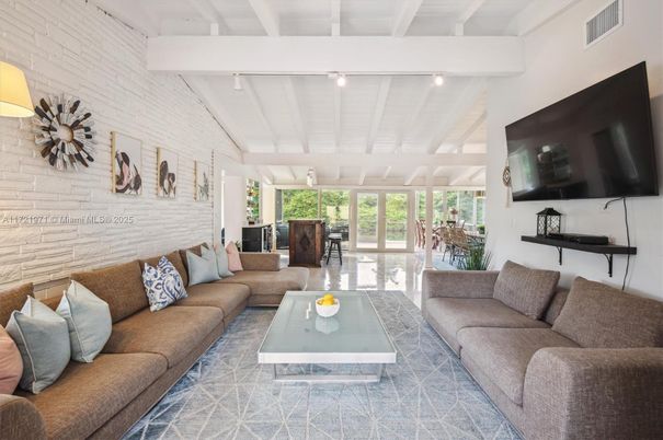 Interior, Living room, Stone Walls