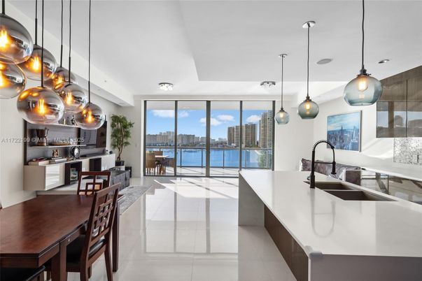 Interior, Kitchen, Pendant Lights, Stainless Steel Appliances, Water